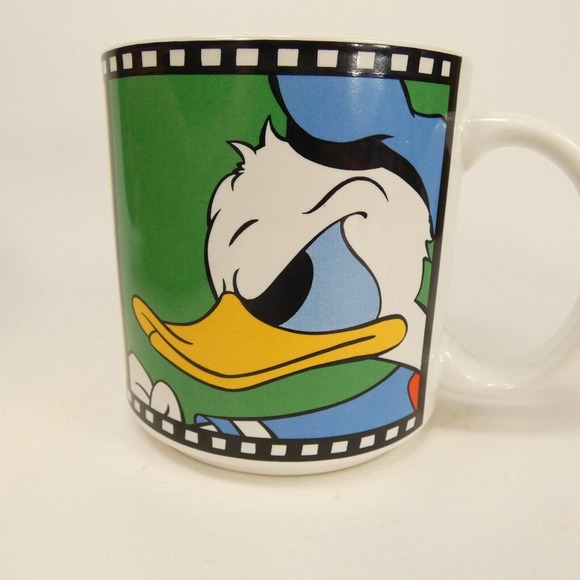 Vintage Disney Donald Duck Mug Sailor , Smile, Angry Face Official Disney UEJYZ - Picture 5 of 11